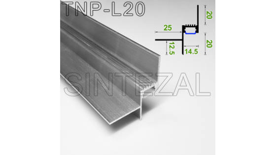 Алюминиевый LED-профиль Sintezal TNP-L20 – эксклюзивное решение для теневых швов